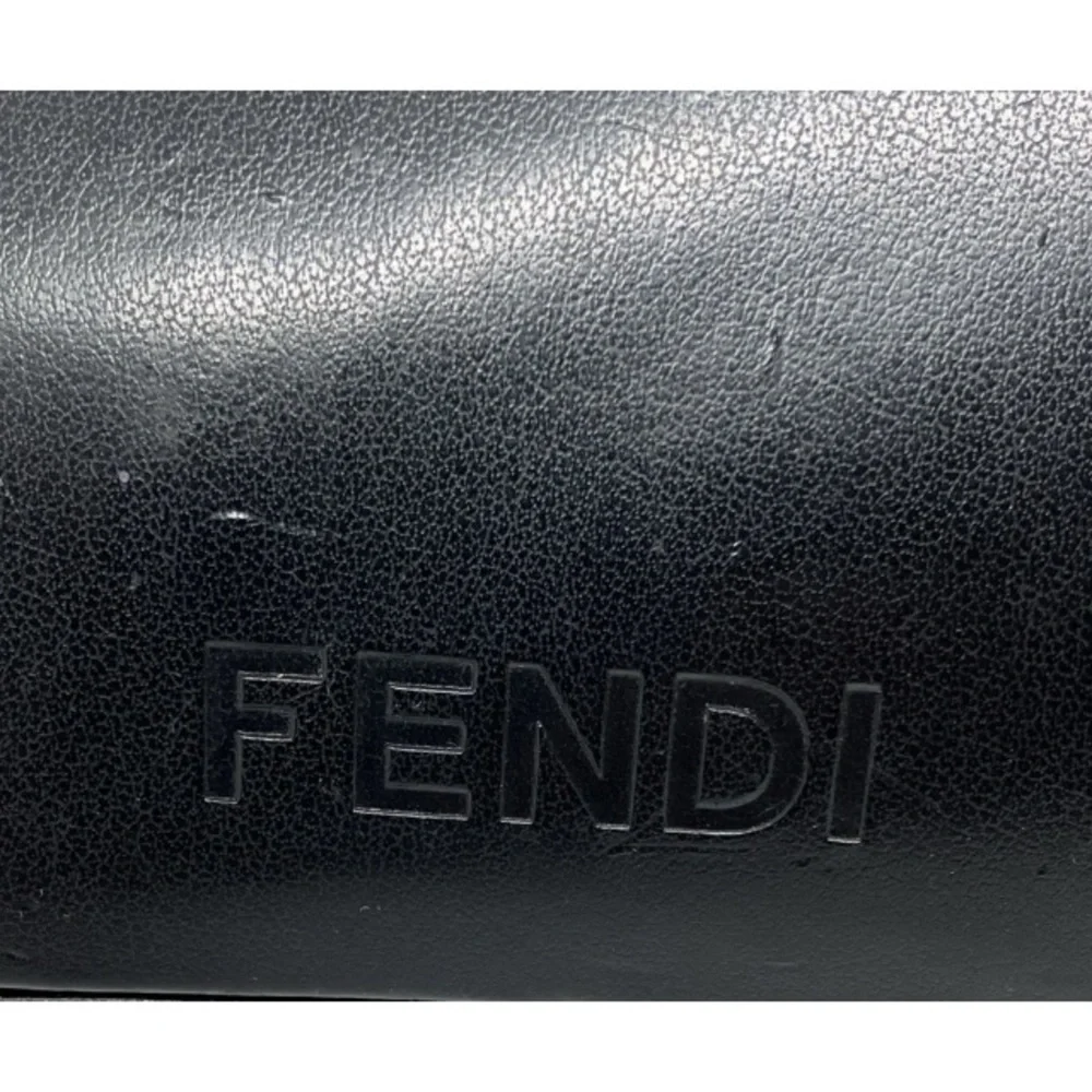 Vintage Fendi Logo Metal Women’s Sunglasses Brown Pewter F478 Made in Italy